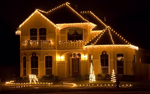 Christmas lights installation service