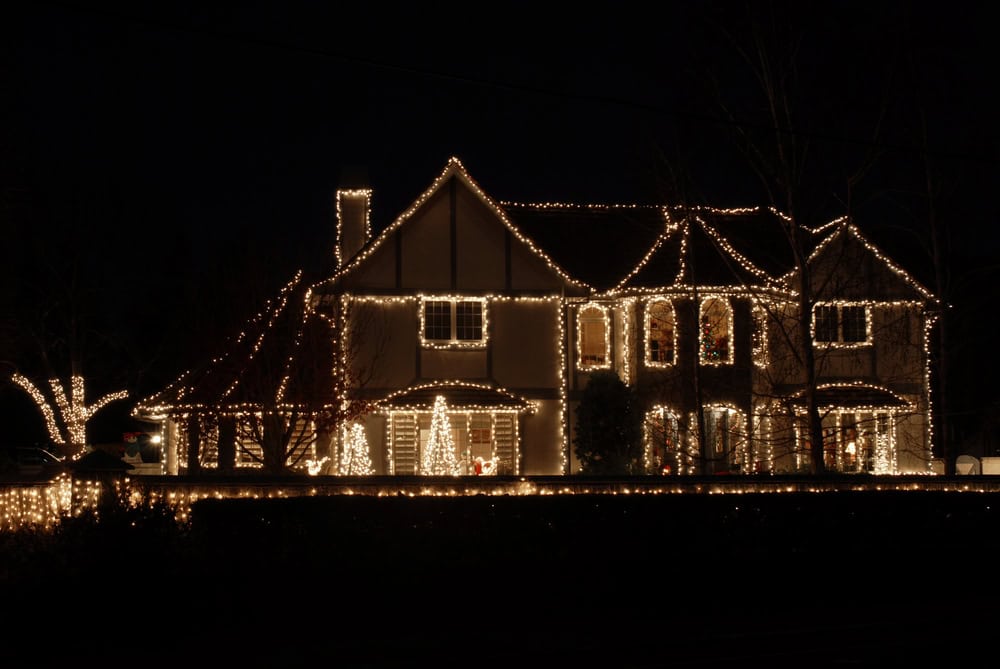 Energy-efficient LED Christmas lights by Conroy's in Keller