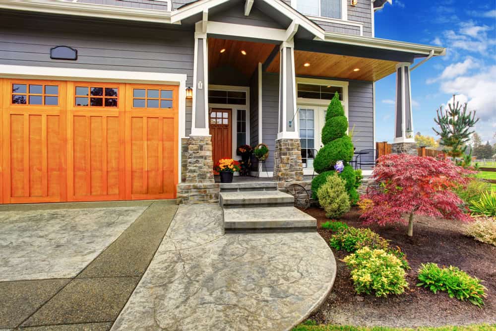 Residential landscape design in Keller